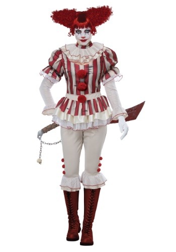 Womens Sadistic ピエロ コスチューム レディース コスプレ 衣装 女性 仮装 女性用 イベント パーティ 学芸会 ギフト プレゼント