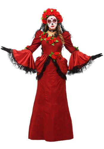 Women's 大きいサイズ Day of the Dead コスチューム レディース コスプレ 衣装 女性 仮装 女性用 イベント パーティ 学芸会 ギフト プレゼント｜Mars shop
