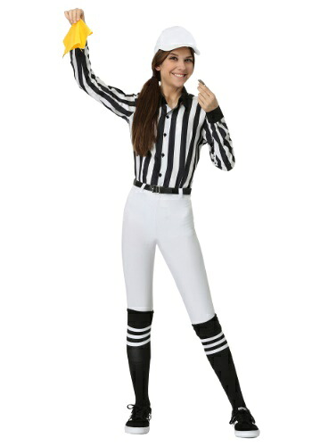 Women's Referee コスチューム レディース コスプレ 衣装 女性 仮装 女性用 イベント パーティ 学芸会 ギフト プレゼント｜Mars shop