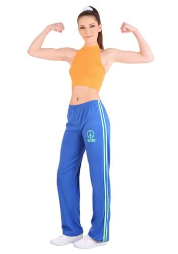 Women's Athletic 女の子 Power Popstar コスチューム | レディース コスプレ 衣装 大人 女性 仮装 可愛い セクシー カワイイ おしゃれ かわいい イベント 飾り おもしろ 宴会 オシャレ ハロウイン パーティ 忘年会 ギフト プレゼント｜Mars shop