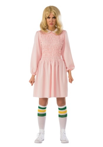 Women's Stranger Things Eleven Dress コスチューム レディース コスプレ 衣装 女性 仮装 女性用 イベント パーティ 学芸会 ギフト プレゼント|Mars shop