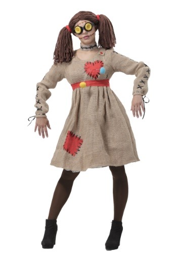 Burlap Voodoo Doll Women's コスチューム レディース コスプレ 衣装 女性 仮装 女性用 イベント パーティ 学芸会 ギフト プレゼント