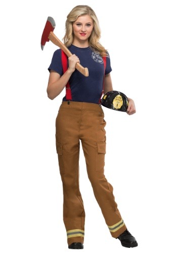 Women's Fire Captain 大きいサイズ コスチューム レディース コスプレ 衣装 女性 仮装 女性用 イベント パーティ 学芸会 ギフト プレゼント|Mars shop
