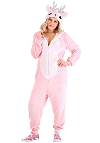 Pink Deer コスチューム for Women | レディース コスプレ 衣装 大人 女性 仮装 可愛い セクシー カワイイ おしゃれ かわいい イベント 飾り おもしろ 宴会 オシャレ ハロウイン パーティ 忘年会 ギフト プレゼント｜Mars shop