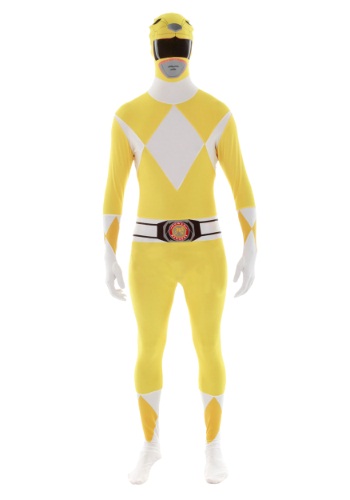 Power Rangers: Yellow Ranger Morphsuit コスチューム メンズ コスプレ 衣装 男性 仮装 男性用 イベント パーティ 学芸会 ギフト プレゼント｜Mars shop