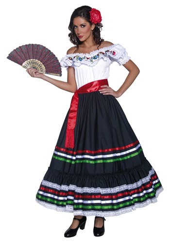 Authentic Western Senorita コスチューム レディース コスプレ 衣装 女性 仮装 女性用 イベント パーティ 学芸会 ギフト プレゼント｜Mars shop