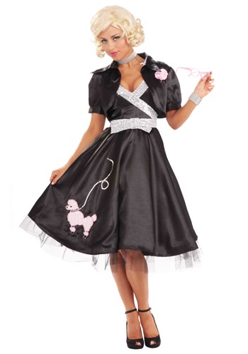 1950年代 Poodle Diva コスチューム レディース コスプレ 衣装 女性 仮装 女性用 イベント パーティ 学芸会 ギフト プレゼント｜Mars shop