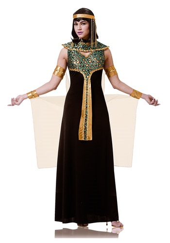 大人用 ブラック and Teal Cleopatra コスチューム レディース コスプレ 衣装 女性 仮装 女性用 イベント パーティ 学芸会 ギフト プレゼント