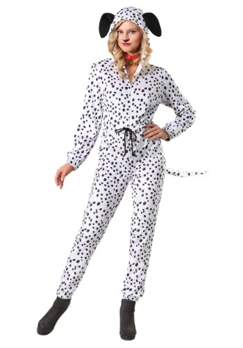 大きいサイズ Women's Cozy Dalmatian Jumpsuit コスチューム レディース コスプレ 衣装 女性 仮装 女性用 イベント パーティ 学芸会 ギフト プレゼント
