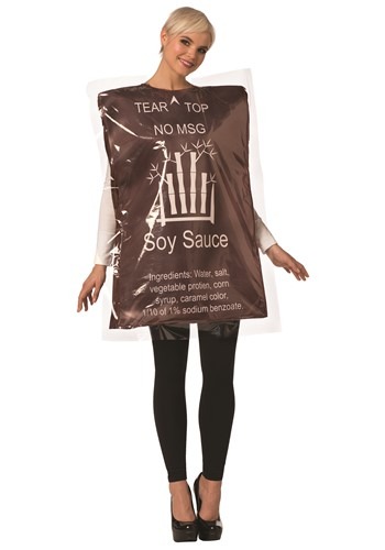 Soy Sauce Packet コスチューム 大人用 Women レディース コスプレ 衣装 女性 仮装 女性用 イベント パーティ 学芸会 学芸会 ショー お遊戯会 二次会 忘年会 新年会 歓迎会 送迎会 出し物 余興 誕生日 発表会 ギフト プレゼント｜Mars shop