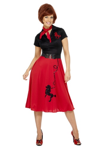 Womens 1950年代 Style Poodle コスチューム レディース コスプレ 衣装 女性 仮装 女性用 イベント パーティ 学芸会 ギフト プレゼント