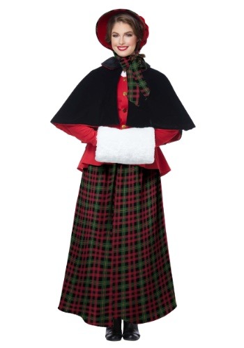 Holiday Caroler?Women's コスチューム レディース コスプレ 衣装 女性 仮装 女性用 イベント パーティ 学芸会 学芸会 ショー お遊戯会 二次会 忘年会 新年会 歓迎会 送迎会 出し物 余興 誕生日 発表会 ギフト プレゼント