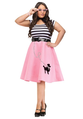 大きいサイズ Poodle Skirt Dress コスチューム レディース コスプレ 衣装 女性 仮装 女性用 イベント パーティ 学芸会 ギフト プレゼント