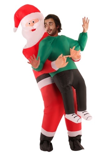 Inflatable 大人用 サンタ Pick Me Up コスチューム メンズ コスプレ サンタコス サンタクロース トナカイ 衣装 男性 仮装 男性用 イベント パーティ 学芸会 クリスマス ギフト クリスマスギフト|Mars shop