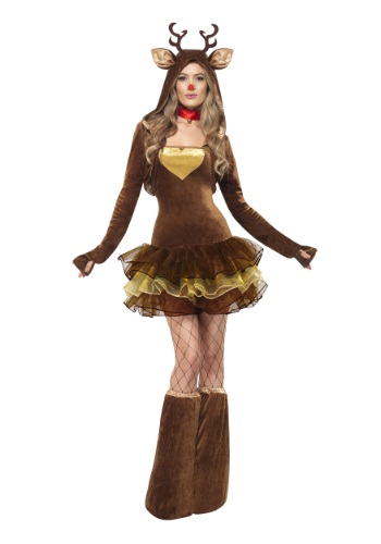 Womens Reindeer コスチューム レディース コスプレ 衣装 女性 仮装 女性用 イベント パーティ 学芸会 ギフト プレゼント｜Mars shop 22,110円