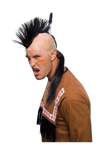 Native American Mohawk ウィッグ コスチューム ハロウィン コスプレ 衣装  仮装 小道具 おもしろい  イベント パーティ ハロウィーン 学芸会 学園祭 学芸会 ショー お遊戯会 二次会 忘年会 新年会 歓迎会 送迎会 出し物 余興 誕生日 発表会