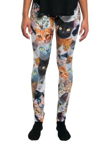 Women's Cat Leggings ハロウィン コスプレ 衣装 仮装 小道具 おもしろい イベント パーティ ハロウィーン 学芸会 学園祭 学芸会 ショー お遊戯会 二次会 忘年会 新年会 歓迎会 送迎会 出し物 余興 誕生日 発表会