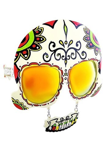 Day of the Dead サングラス 眼鏡 ハロウィン コスプレ 衣装  仮装 小道具 おもしろい  イベント パーティ ハロウィーン 学芸会 学園祭 学芸会 ショー お遊戯会 二次会 忘年会 新年会 歓迎会 送迎会 出し物 余興 誕生日 発表会