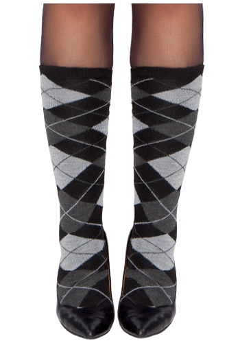 Woman's Argyle Stockings ハロウィン コスプレ 衣装  仮装 小道具 おもしろい  イベント パーティ ハロウィーン 学芸会 学園祭 学芸会 ショー お遊戯会 二次会 忘年会 新年会 歓迎会 送迎会 出し物 余興 誕生日 発表会