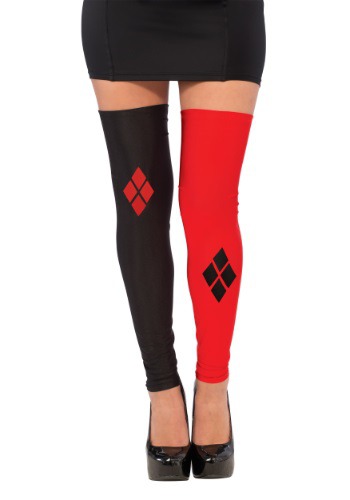Harley Quinn Thigh Highs ハロウィン コスプレ 衣装  仮装 小道具 おもしろい  イベント パーティ ハロウィーン 学芸会 学園祭 学芸会 ショー お遊戯会 二次会 忘年会 新年会 歓迎会 送迎会 出し物 余興 誕生日 発表会