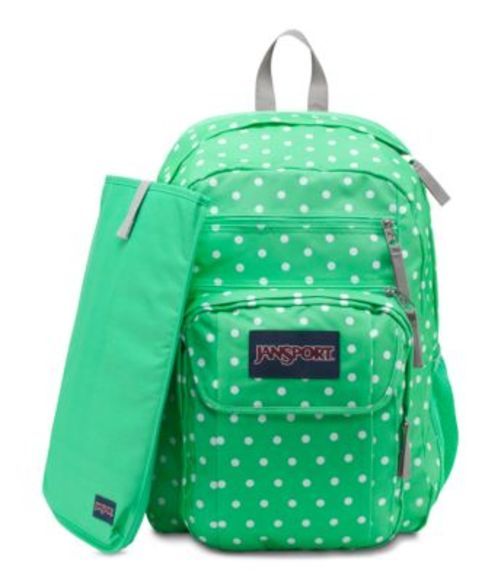 ジャンスポーツ JANSPORT DIGITAL STUDENT BACKPACK SEAFOAM GREEN WHITE DOTS バッグ 鞄 リュックサック バックパック リックサック リュック かばん カバン