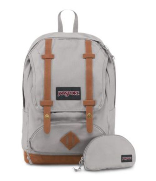 ジャンスポーツ JANSPORT BAUGHMAN BACKPACK GREY RABBIT キャンバス バッグ 鞄 リュックサック バックパック リックサック リュック かばん カバン