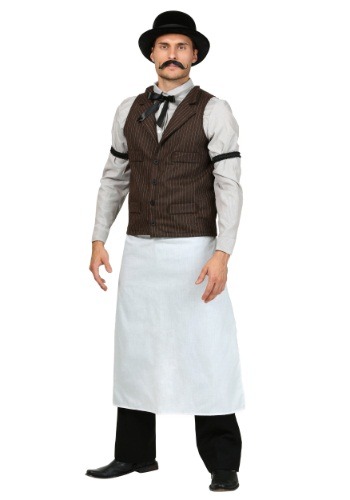大人用 Old West Bartender コスチューム ハロウィン メンズ コスプレ 衣装 男性 仮装 男性用 イベント パーティ ハロウィーン 学芸会 学園祭 学芸会 ショー お遊戯会 二次会 忘年会 新年会 歓迎会 送迎会 出し物 余興 誕生日 発表会｜Mars shop