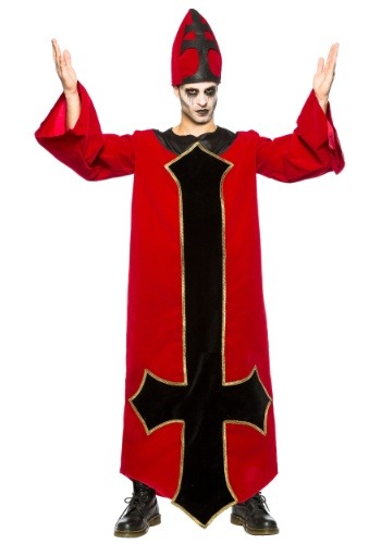 Men's 邪悪な Bishop コスチューム ハロウィン メンズ コスプレ 衣装 男性 仮装 男性用 イベント パーティ ハロウィーン 学芸会 学園祭 学芸会 ショー お遊戯会 二次会 忘年会 新年会 歓迎会 送迎会 出し物 余興 誕生日 発表会｜Mars shop