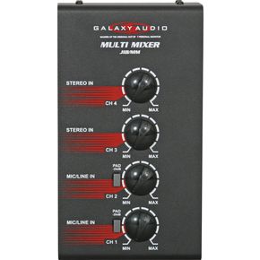 ギャラクシーオーディオ Galaxy Audio Multi Mixer ライブサウンド スピーカー ミキサー｜Mars shop 18,014円