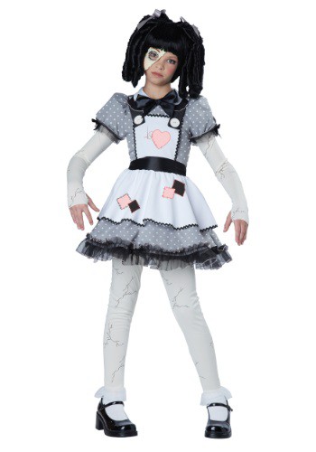 Girls Haunted Doll コスチューム クリスマス ハロウィン 子ども コスプレ 衣装 仮装 こども イベント 子ども パーティ ハロウィーン 学芸会 学園祭 学芸会 ショー お遊戯会 二次会 忘年会 新年会 歓迎会 送迎会 出し物 余興 誕生日 発表会｜Mars shop