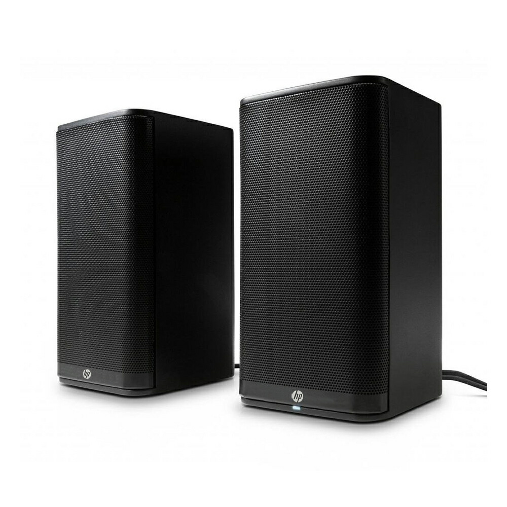 【楽天市場】HP スピーカー USB給電 4W 3.5mm ステレオミニプラグ ヘッドホン端子 接続 ヘッドホンジャック 搭載 ブラック 黒