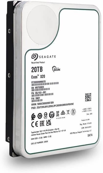 楽天市場】3.5インチ HDD SEAGATE HDD 20TB ST20000NM007D 内蔵