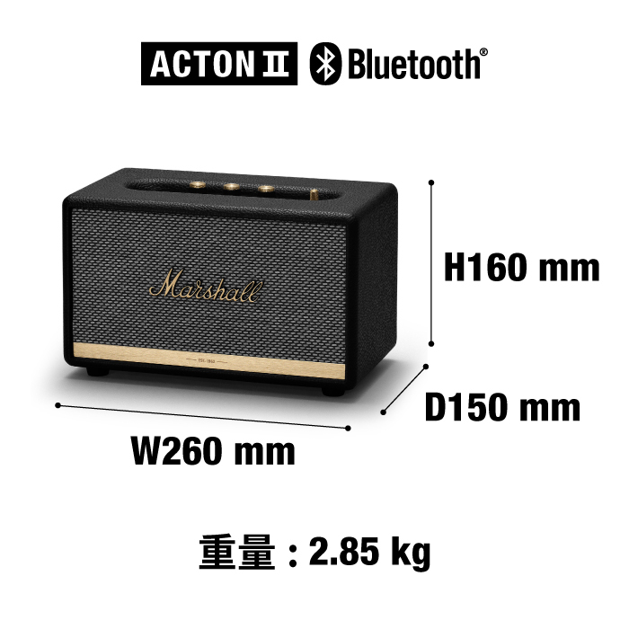 Marshall 公式ストア ACTON II Bluetooth スピーカー マーシャル