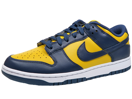 楽天市場 ナイキ Nike Dunk Low Retro Michigan 紺黄 黄紺 ダンク ロー ミシガン Varsity Maize Midnight Navy マーズワン