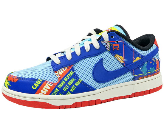 楽天市場】NIKE WMNS DUNK LOW FIRECRACKER copa/hyper blue-chile red
