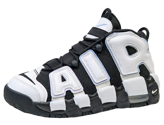 楽天市場】NIKE AIR MORE UPTEMPO (GS) light aqua/black-white 415082