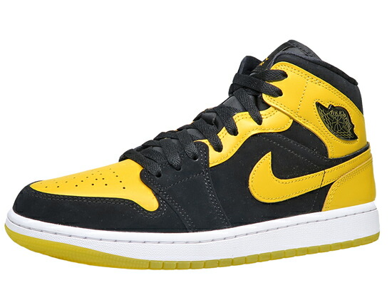 NIKE AIR JORDAN 1 MID SE ナイキ 大気圏 ジョーダン 1 ミッド BLACK/YELLOW 黒いこと 黄色 黒黄 貴黒