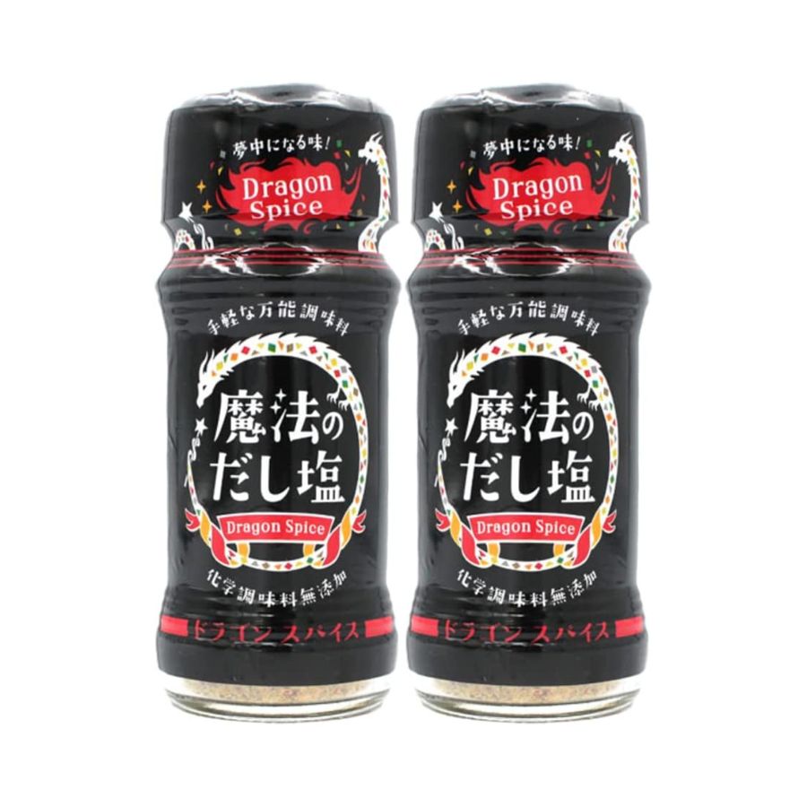 【楽天市場】魔法のだし塩 ドラゴンスパイス 57g 2個 万能スパイス 話題 人気 スパイス 調味料 肉料理 魚料理 アウトドア：MART