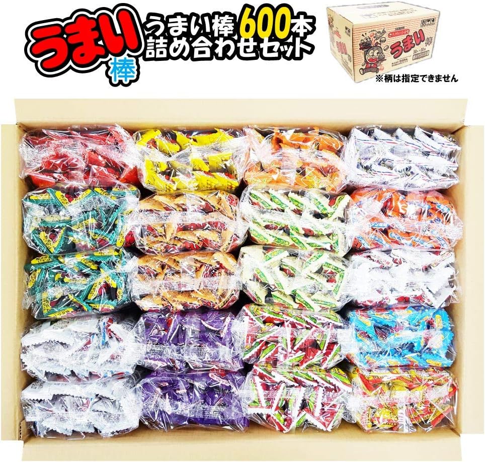 やおきん うまい棒 詰め合わせ 600本やおきん うまい棒 詰め合わせ 600本