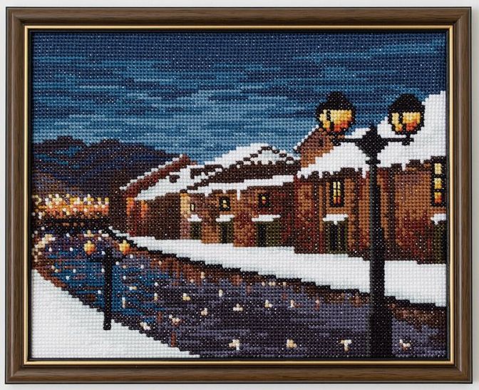 毛糸の刺繍額絵/四季の風景 楽天市場】刺繍 キット めぐる季節と日本の風景 クロスステッチ