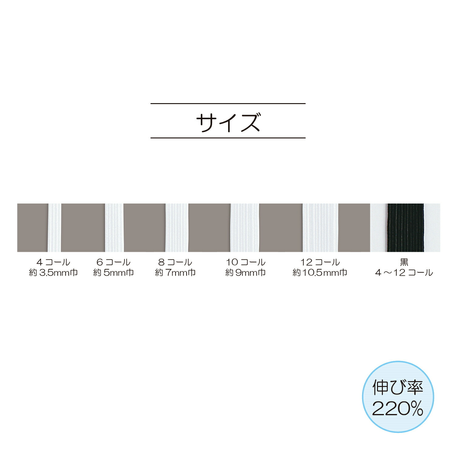 激安格安割引情報満載 ゴム ライクラ ソフトゴム白 ６コール 11ｍ入りSUN42-102ハンドメイド 手作り 手芸 qdtek.vn