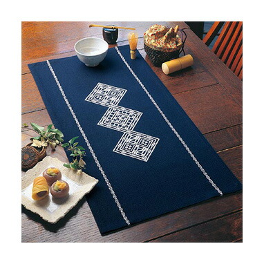 楽天市場】津軽 こぎん刺し 模様手作りキット ミニテーブルセンター