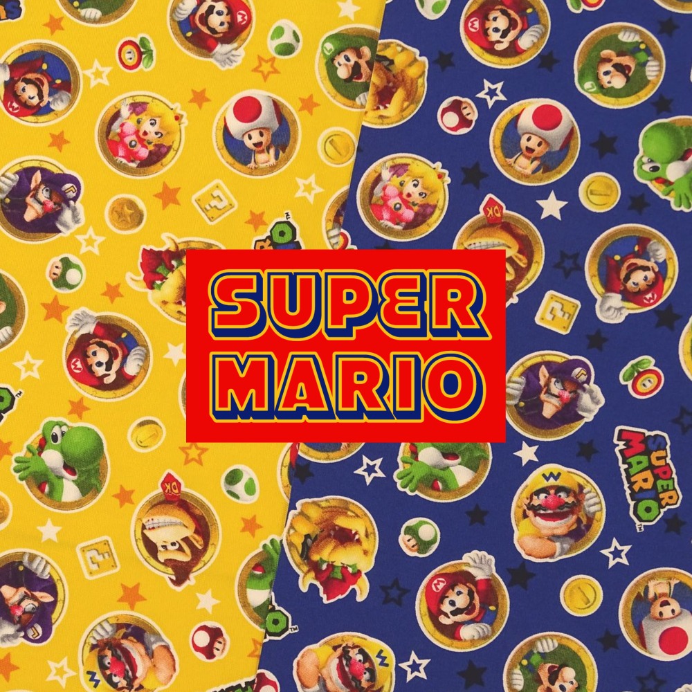 楽天市場】スーパーマリオ コイン柄 オックス生地 G-9926-1 約110cm幅×10cm単位計り売り | 布 コットン プリント 手芸  ハンドメイド【数量5個から承ります】 : Craft Navi