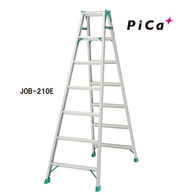 ピカコーポレーションハシゴ兼用脚立スーパージョブ　JOB-210E　7尺｜丸久金物