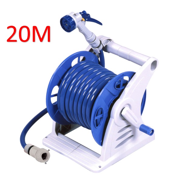 グリーンライフ ジェニアス20 手動　ホースリール【長さ20m】 ホース内径12mm GR20GNF　散水