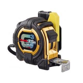 タジマツールセフコンベG3ゴールドロックマグ爪25粍-7.5m（GIIIゴールド鍵を掛ける）SFG3GLM25-75BL（米突目盛）【コンベ・スケール】
