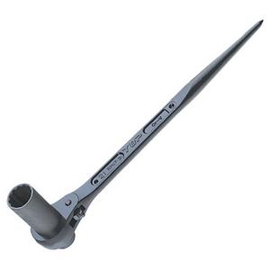 トップ工業 TOP超ロングラチェットレンチRM-21×26SL片方のソケット部（大きいサイズ）が特に長いタイプ
