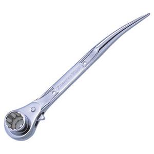 トップ工業　TOP ステンレスラチェットレンチ SRM-17×19S ショートタイプ