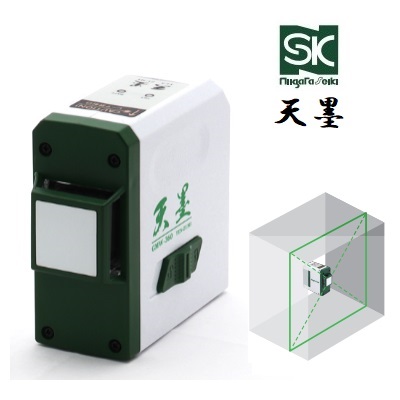 新潟精機 SK グリーンレーザー天墨(てんずみ)GMW-360レーザー墨出器【TEN-ZUMI】|丸久金物