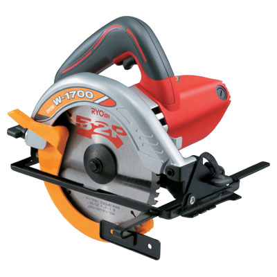 リョービ 丸ノコ 165mmチップソー付　W-1700